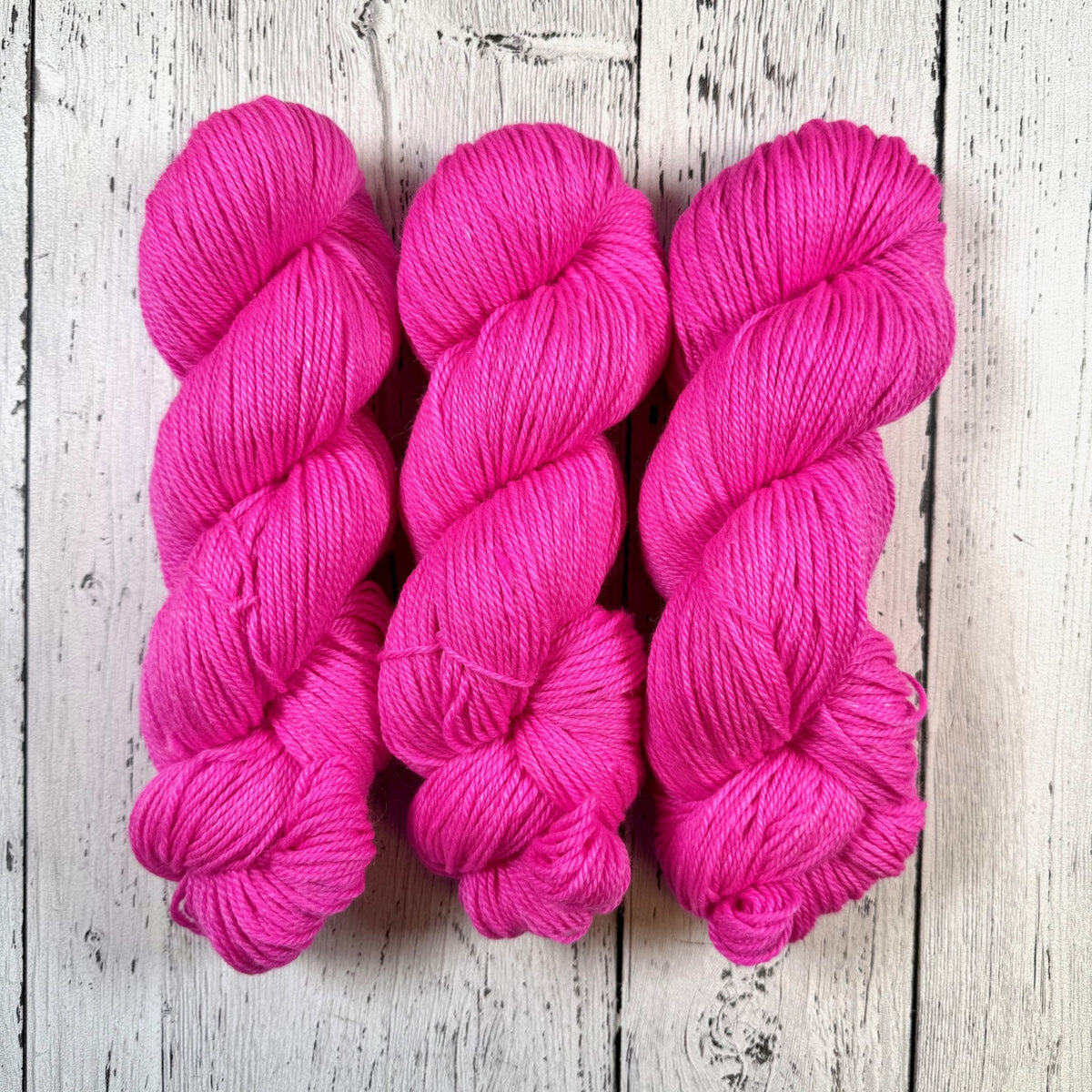 Pink Light Sabre - Little Nettle Soft Fingering - Dyed Stock