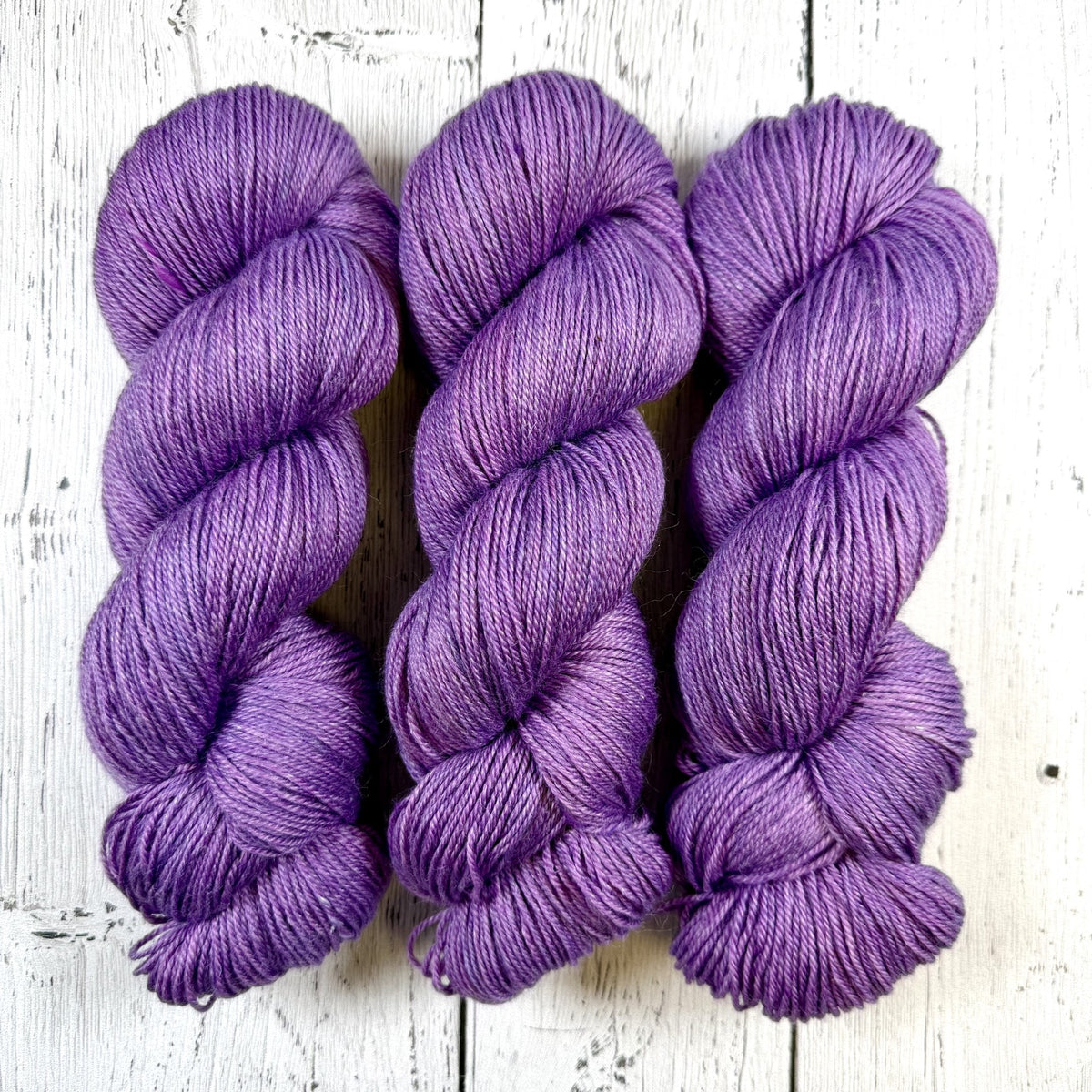 Purple Light Sabre - Little Nettle Soft Fingering - Dyed Stock