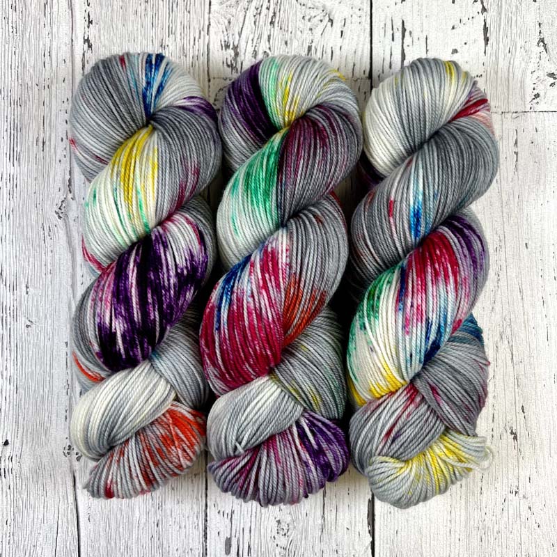 Rainbow Bunny - Nettle Soft DK - Dyed Stock