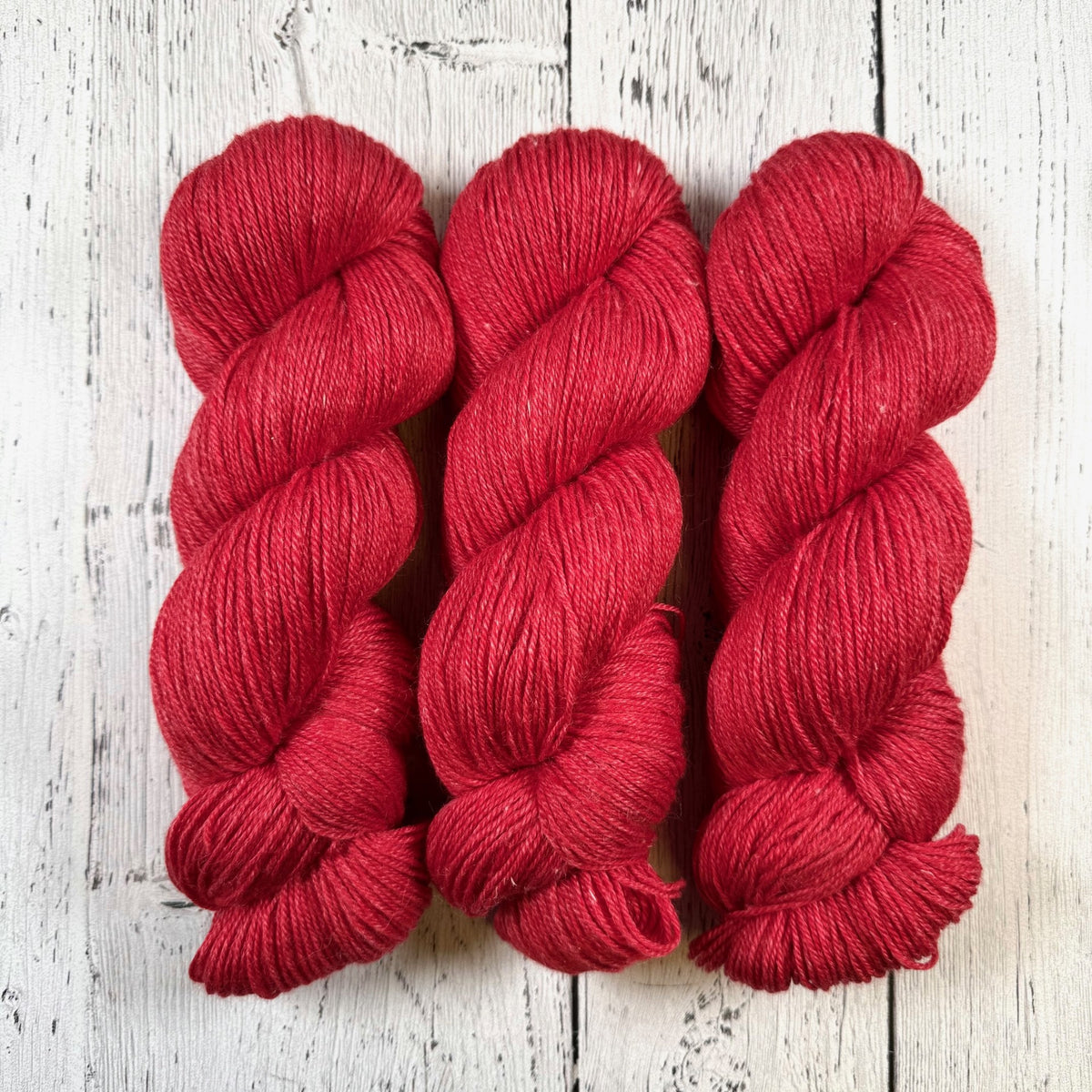 Red Light Sabre - Little Nettle Soft Fingering - Dyed Stock