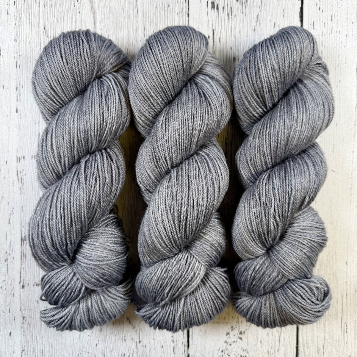 Russian Silver Blue - Little Nettle Soft Fingering - Dyed Stock