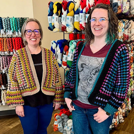 HexaGranny Cardigan Crochet Class