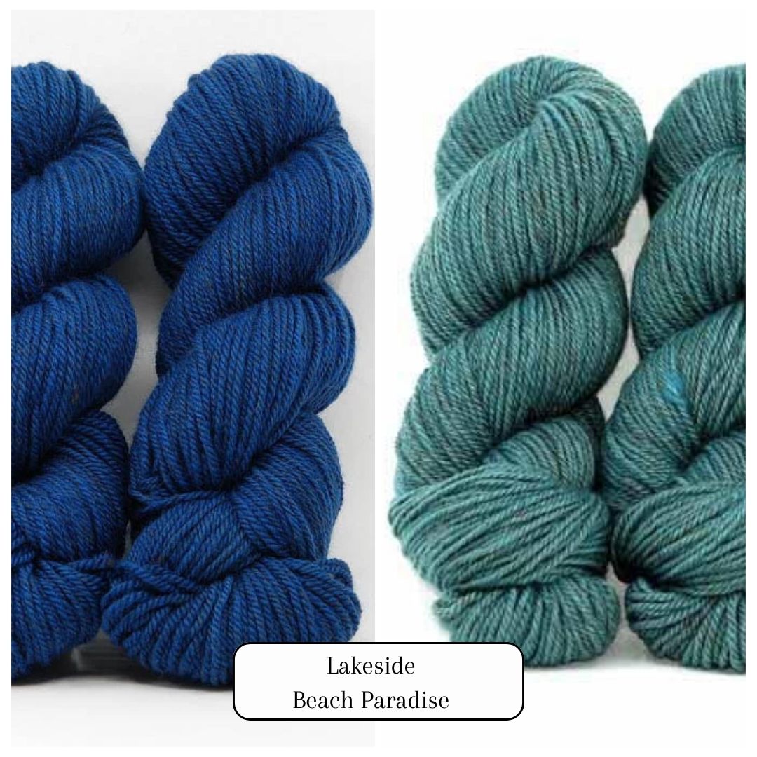 Sea Swells Cardigan Kit - Lascaux Worsted