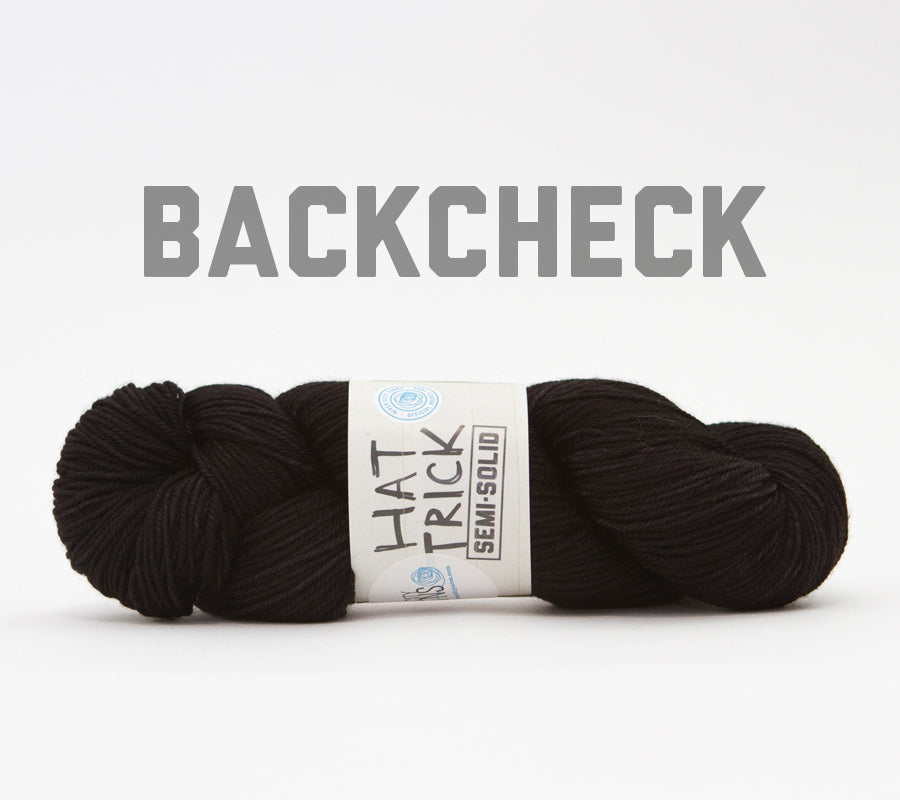 Backcheck Hat Trick - Socknado Fingering - Dyed Stock