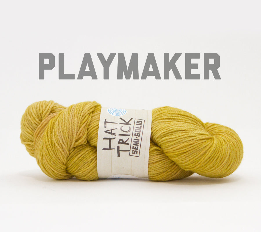 Playmaker Hat Trick - Socknado Fingering - Dyed Stock