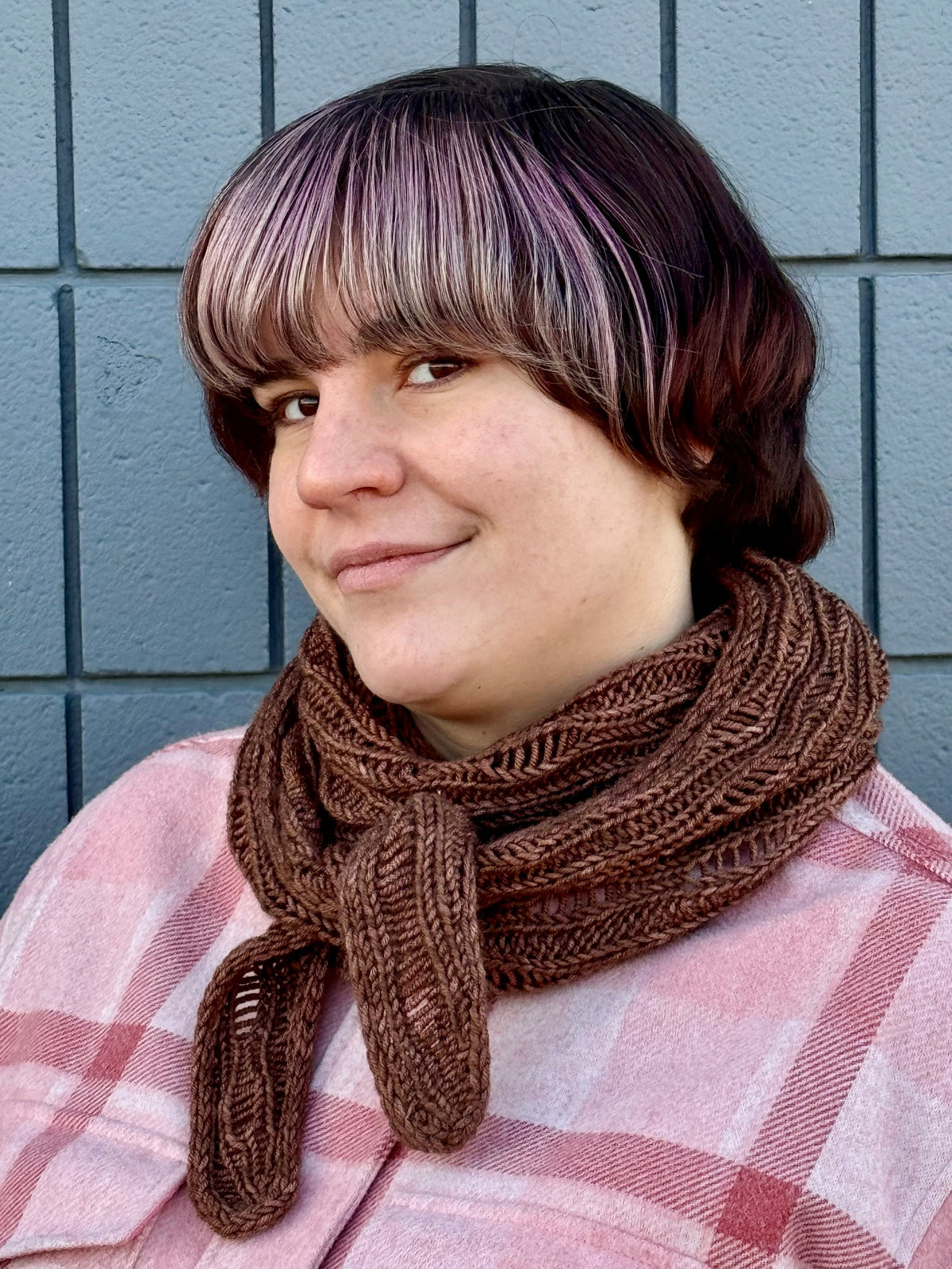 Chocolate Mousse Shawl Kit - Fioritura