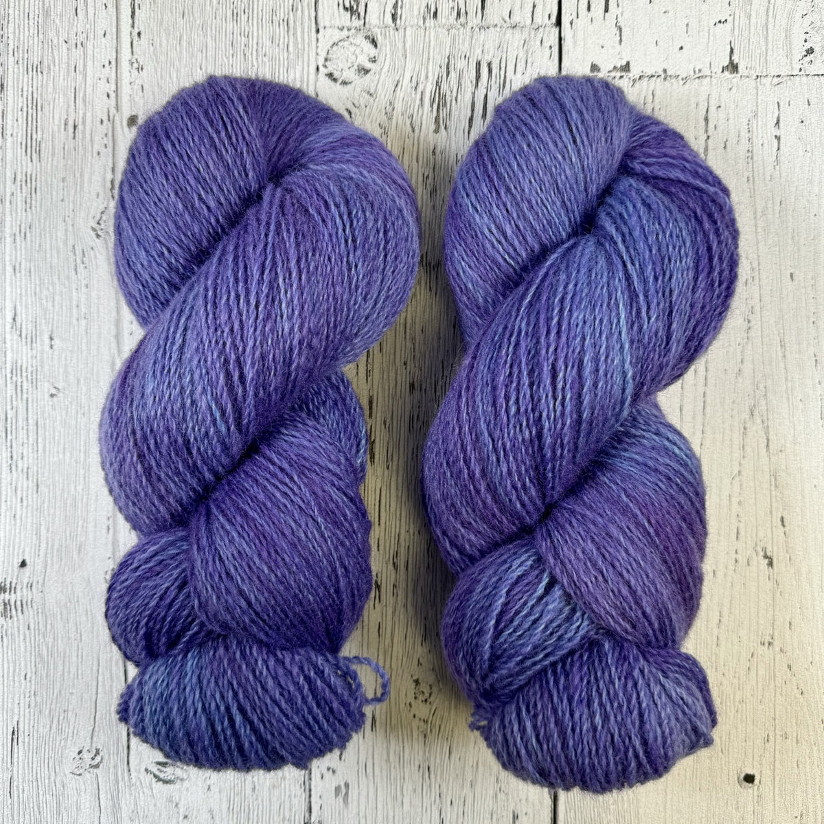 Spanish Lavender - Heritage Fingering (Batch 6) - Natural White - Dyed Stock