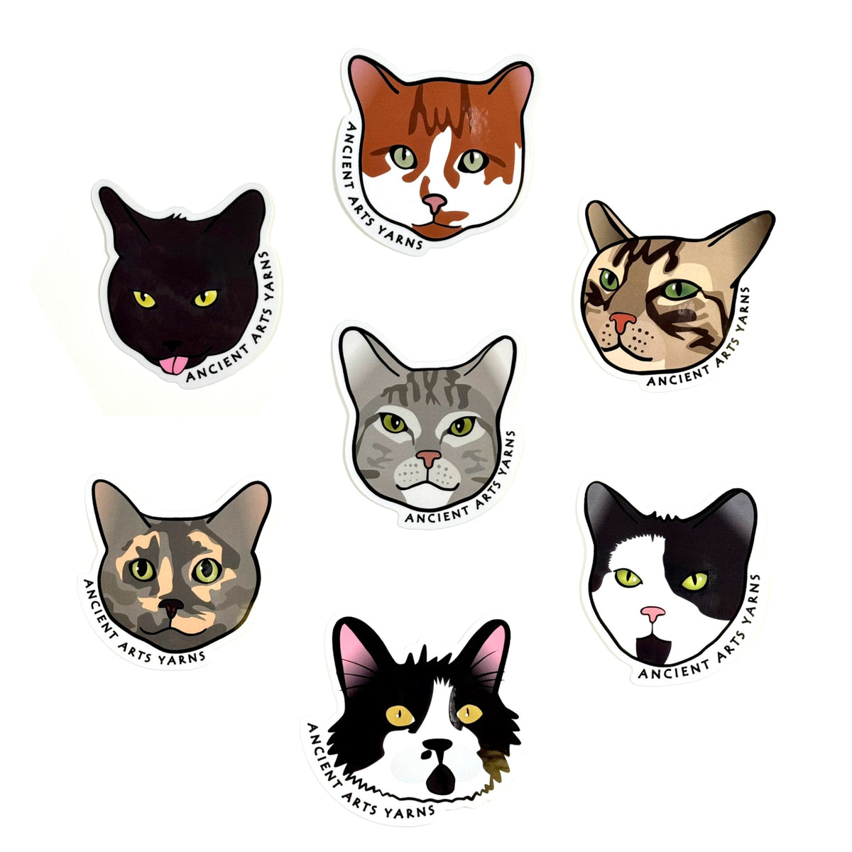 Ancient Arts Cat Stickers