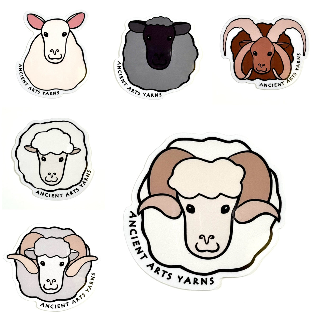 Ancient Arts Sheep Stickers
