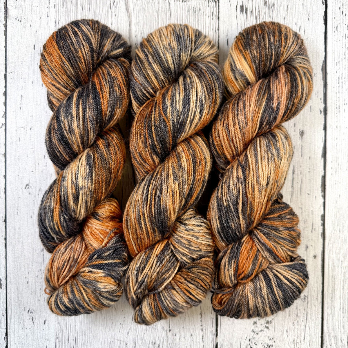 Tortoiseshell Cat - Little Nettle Soft Fingering - Dyed Stock