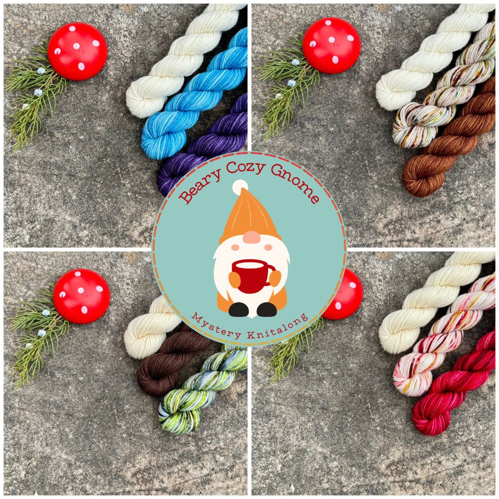 Beary Cozy Gnome MKAL Kits - Socknado 3 Skeins