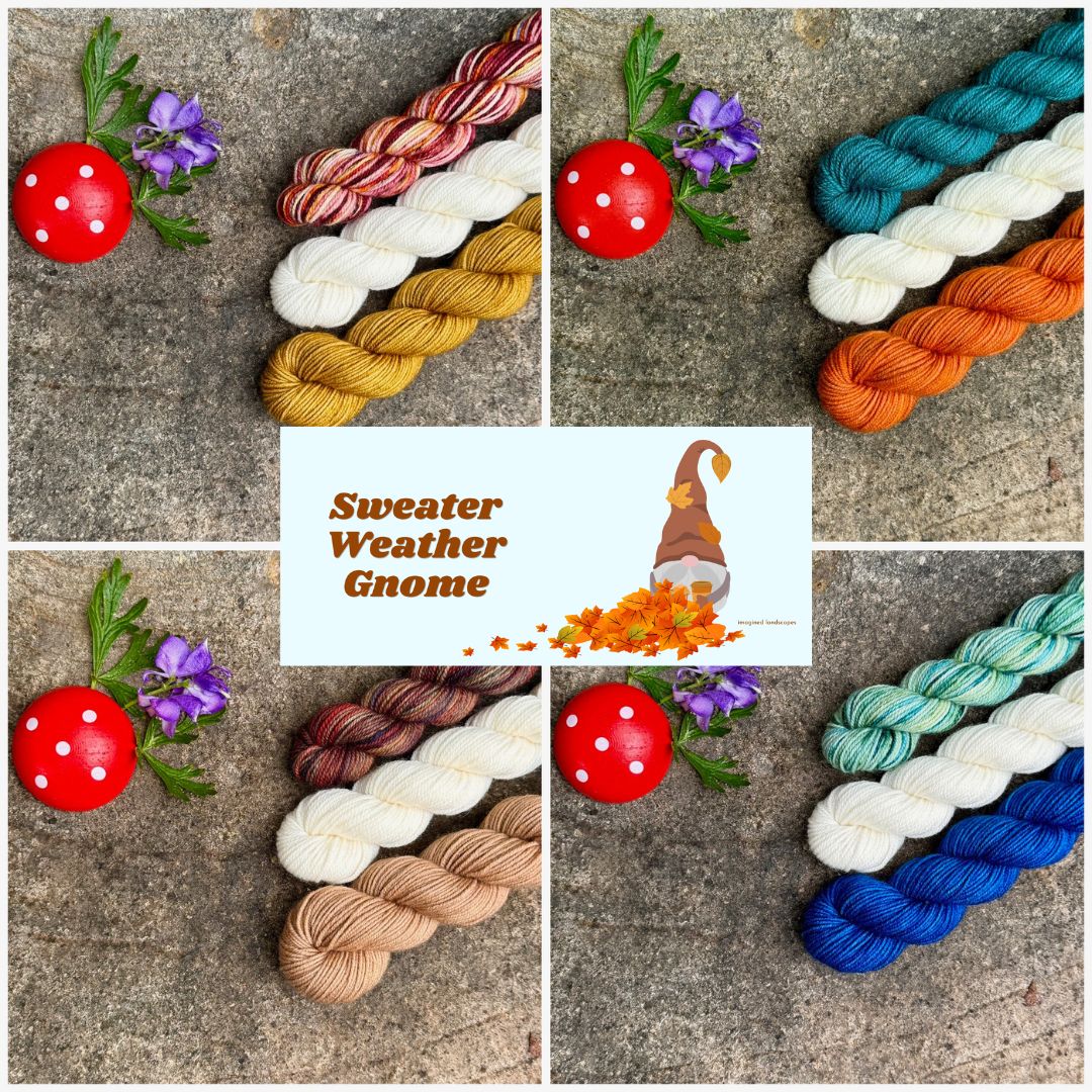Sweater Weather Gnome MKAL Kits - Socknado 3 Skeins