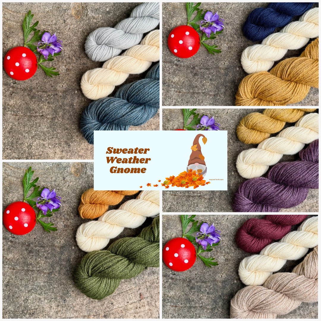 Sweater Weather Gnome MKAL Kits - DK Weight 3 Skeins