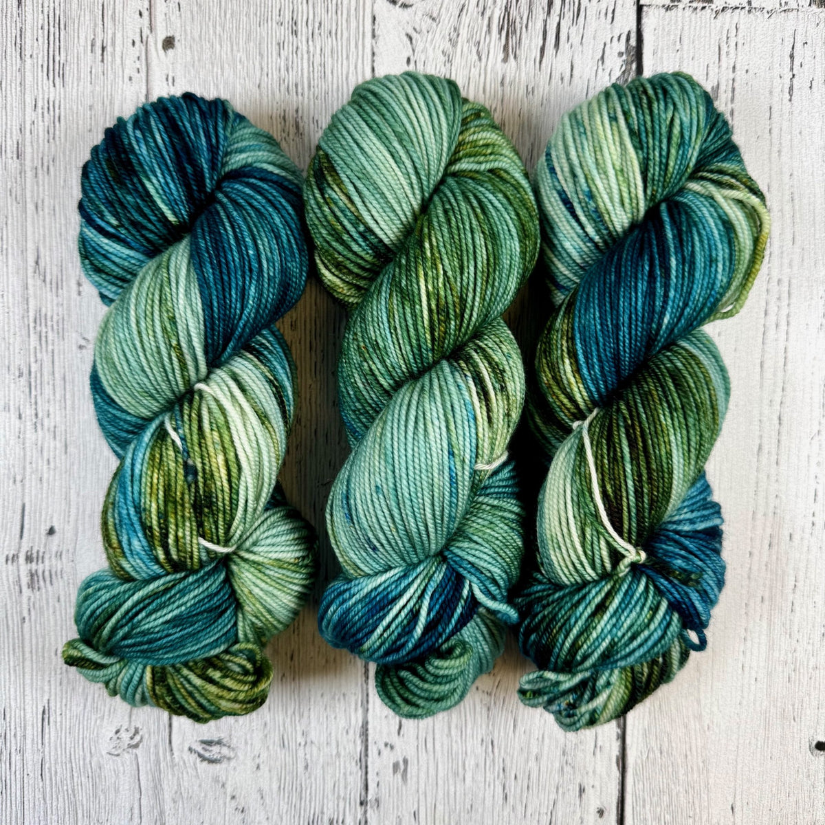 Whales in the Water - Merino DK / Light Worsted - Dyed Stock