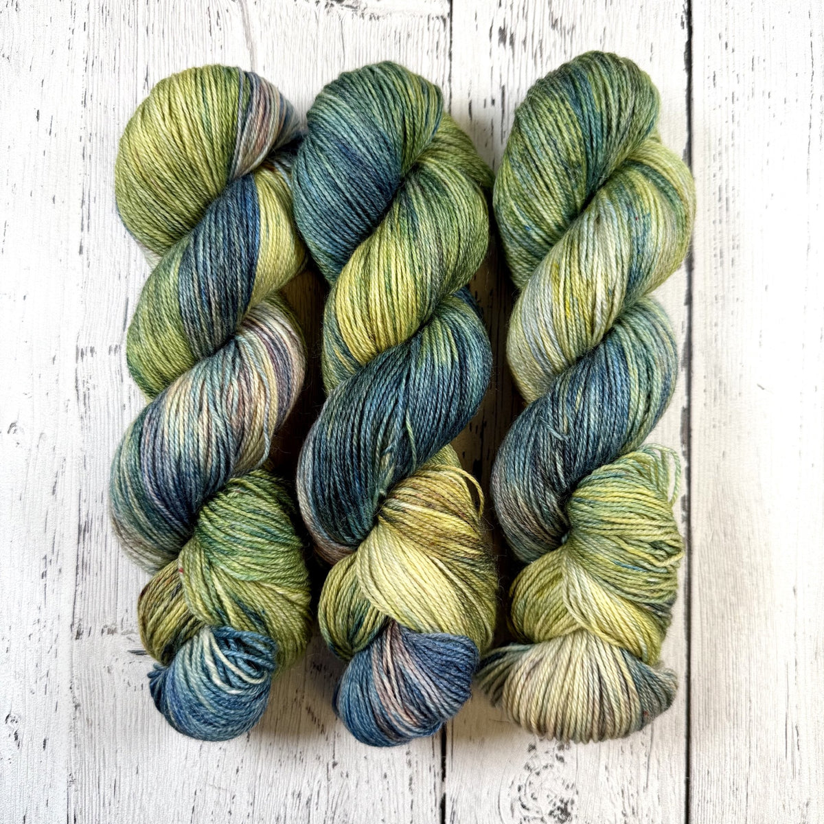Woman With a Parasol - Renoir - Little Nettle Soft Fingering - Dyed Stock