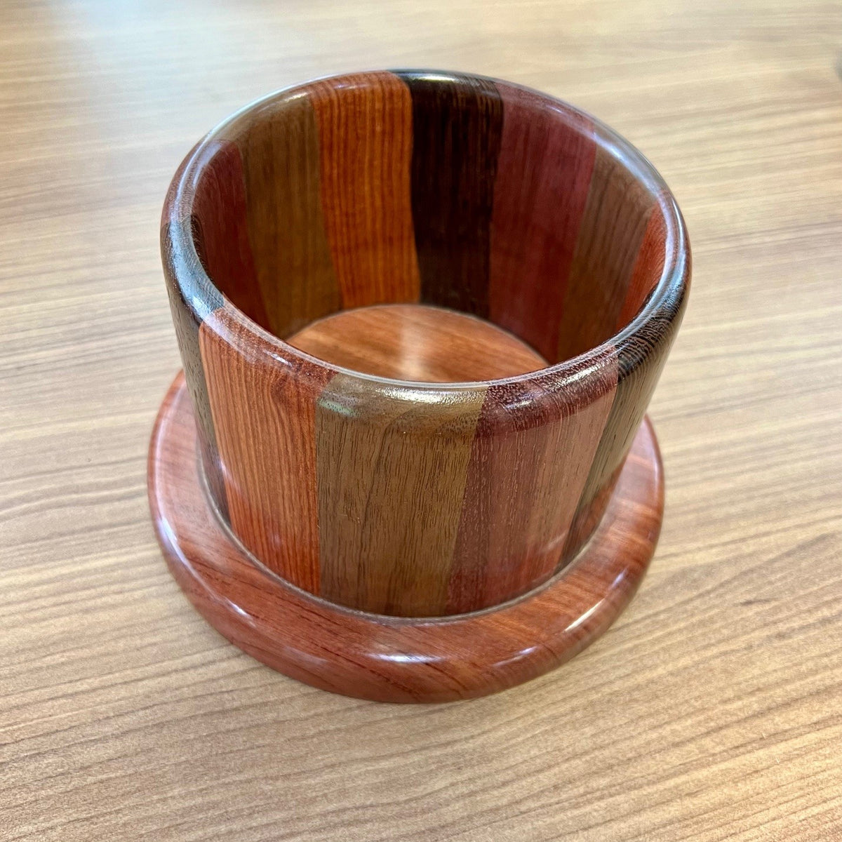 Yarn Bowl - Walnut, Wenge, Santos, and Mahogany