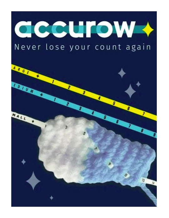 Accurow Crochet Row Counter - 3 pcs