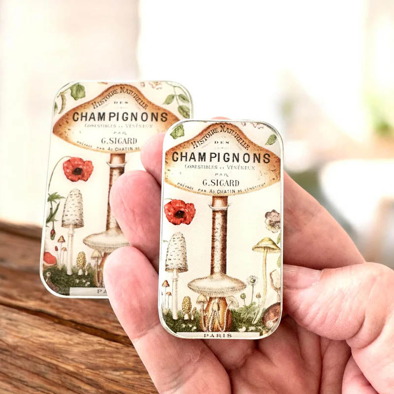 Firefly Notes Small Notions Tin with Bulb Stitch Markers