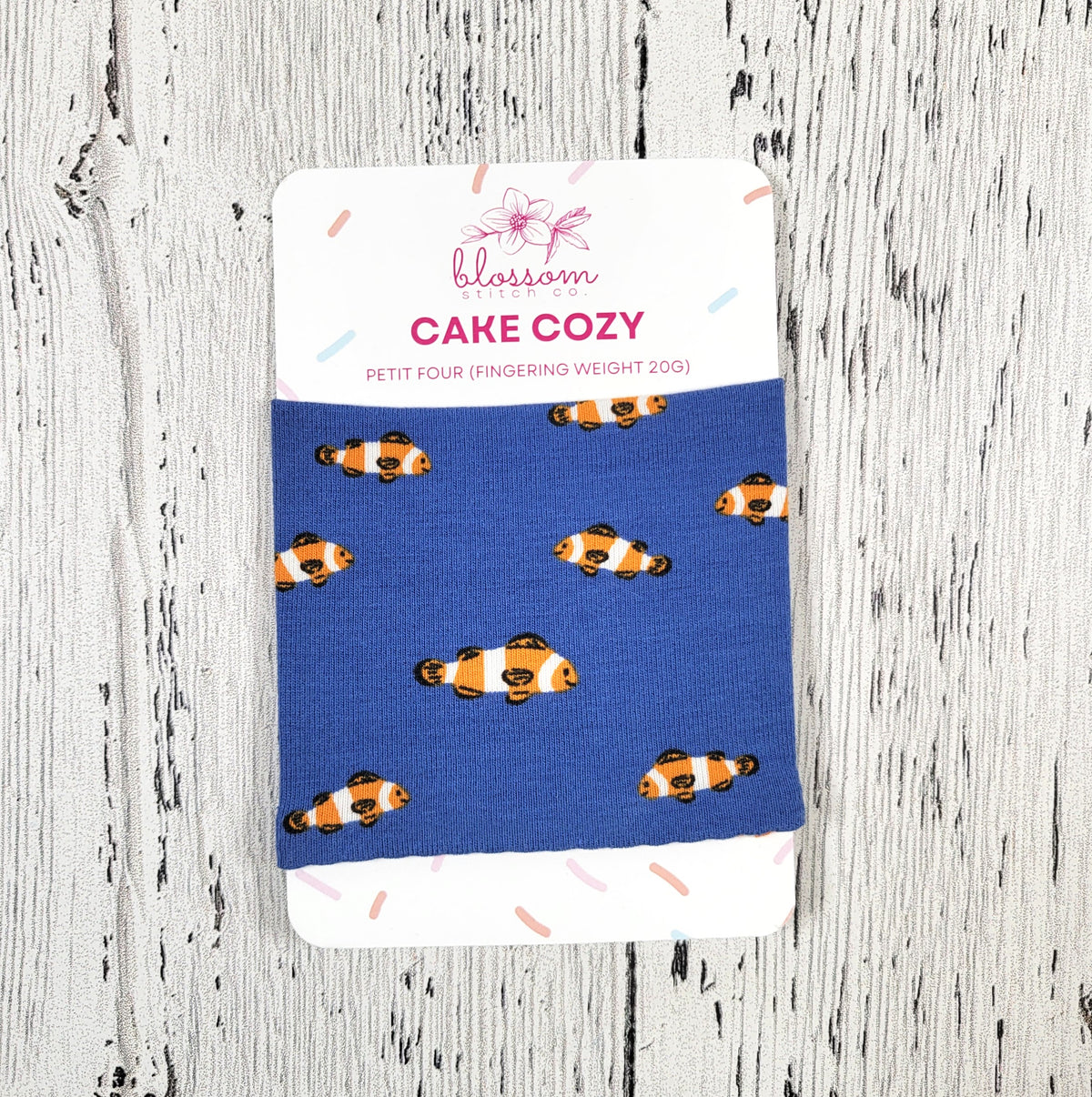Blossom Stitch Co. Yarn Cake Cozy - Petit Four (Fingering Weight 20g)