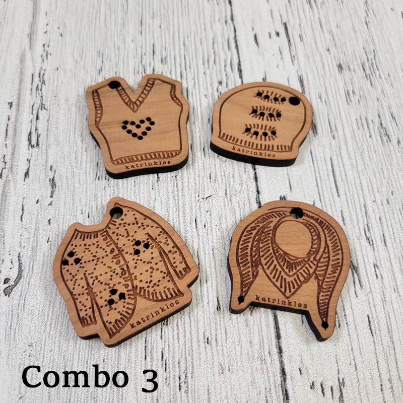 Katrinkles Stitchable Ornament Sets - Set of 4