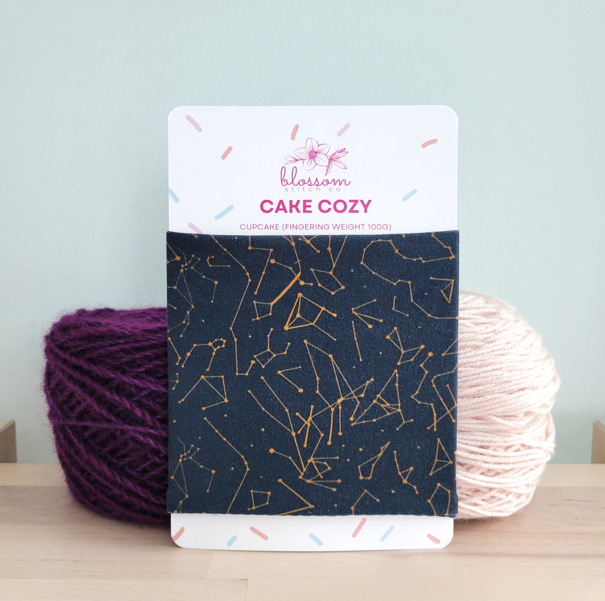 Blossom Stitch Co. Yarn Cake Cozy - Torte (DK/Worsted Weight 100g)