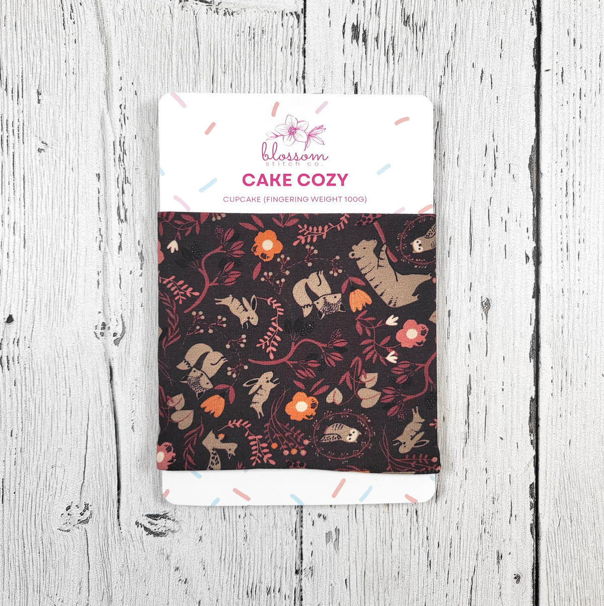 Blossom Stitch Co. Yarn Cake Cozy - Cupcake (Fingering Weight 100g)