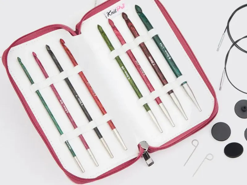 KnitPro Dreamz Deluxe Tunisian Crochet IC Hook Set 8 pc