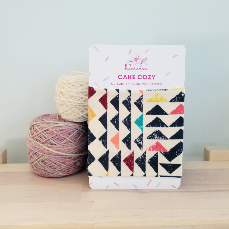 Blossom Stitch Co. Geometric Yarn Cake Cozy