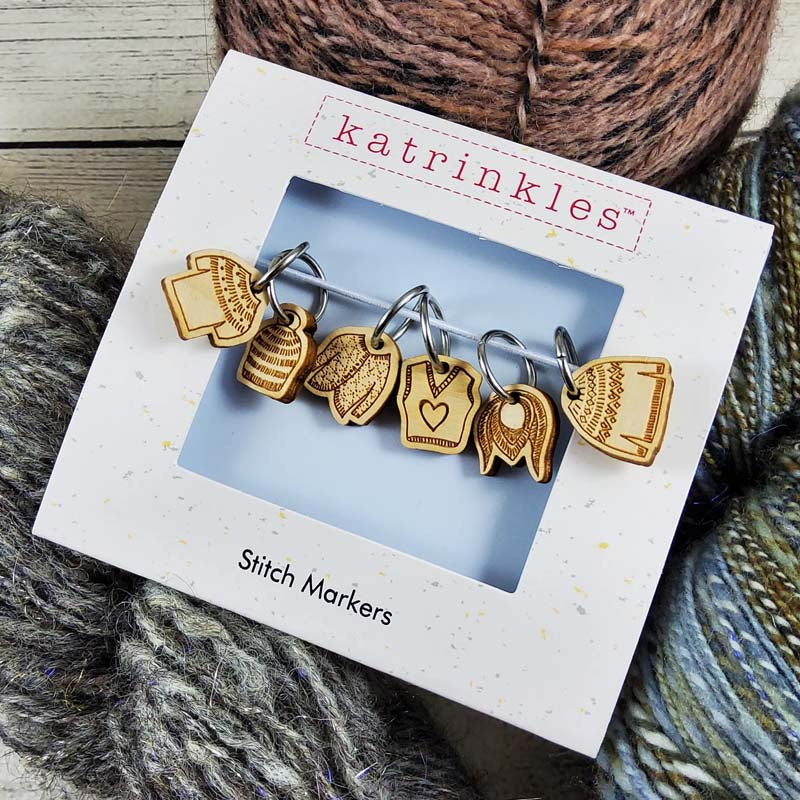 Katrinkles Hand Knits Stitch Marker Set