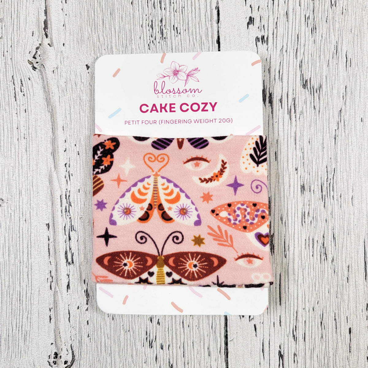 Blossom Stitch Co. Yarn Cake Cozy - Petit Four (Fingering Weight 20g)
