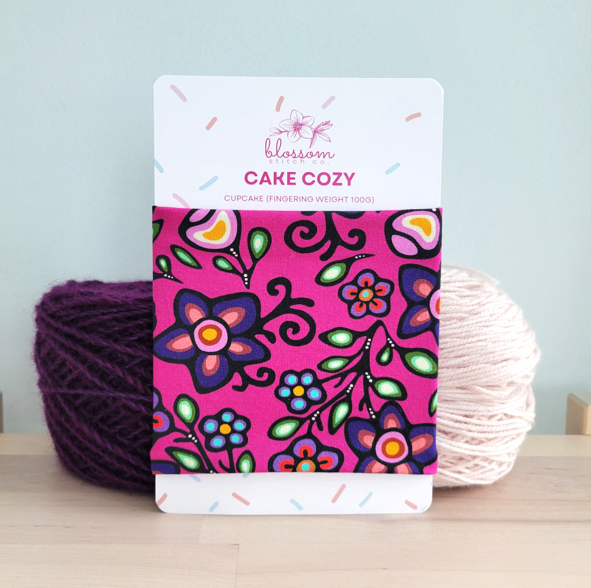 Blossom Stitch Co. Yarn Cake Cozy - Torte (DK/Worsted Weight 100g)