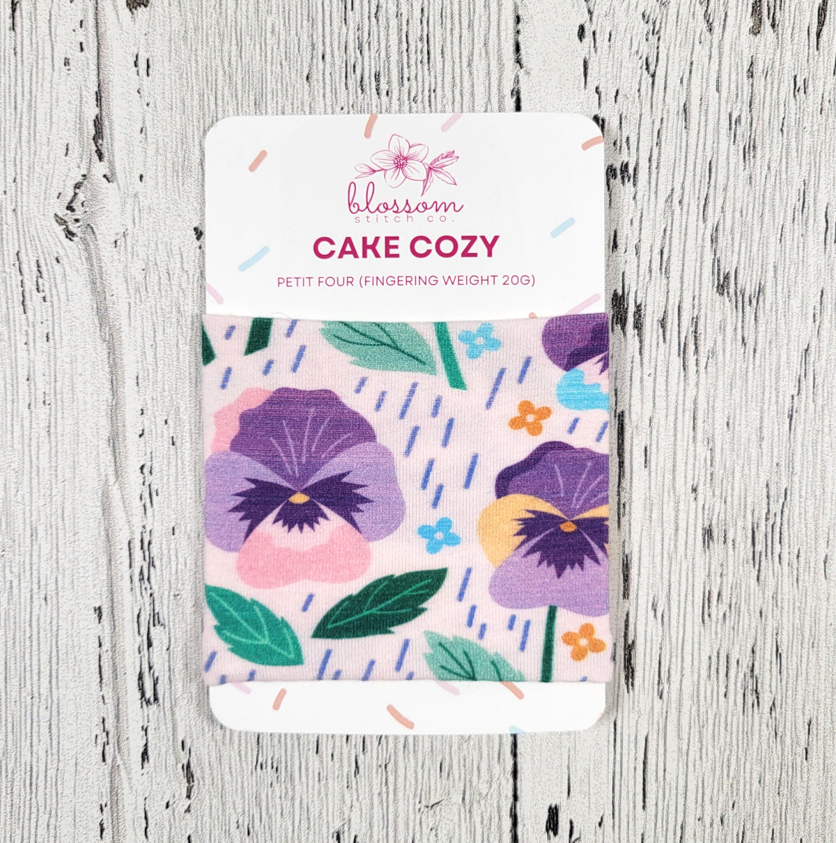 Blossom Stitch Co. Yarn Cake Cozy - Petit Four (Fingering Weight 20g)