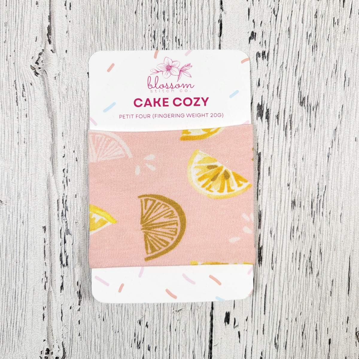 Blossom Stitch Co. Yarn Cake Cozy - Petit Four (Fingering Weight 20g)