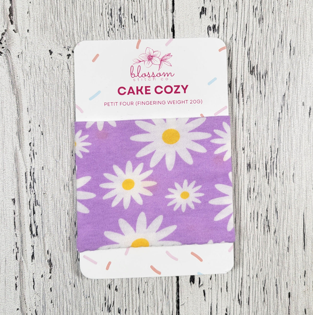 Blossom Stitch Co. Yarn Cake Cozy - Petit Four (Fingering Weight 20g)