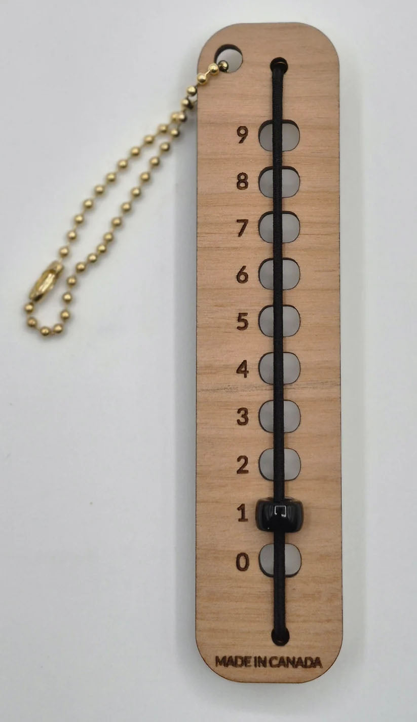 Cottonwood Creations Glass Bead Row Counter 0-9