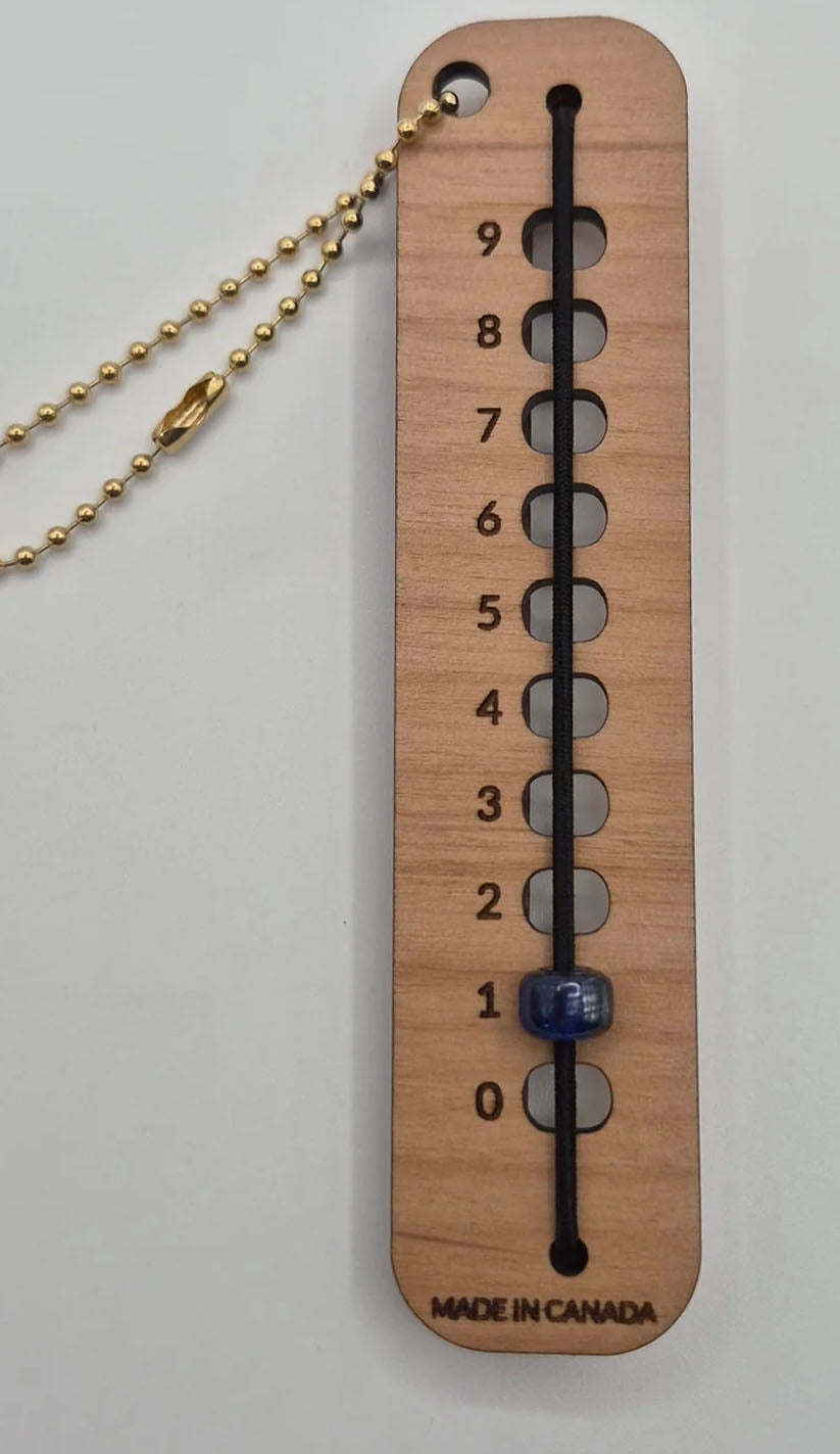 Cottonwood Creations Glass Bead Row Counter 0-9