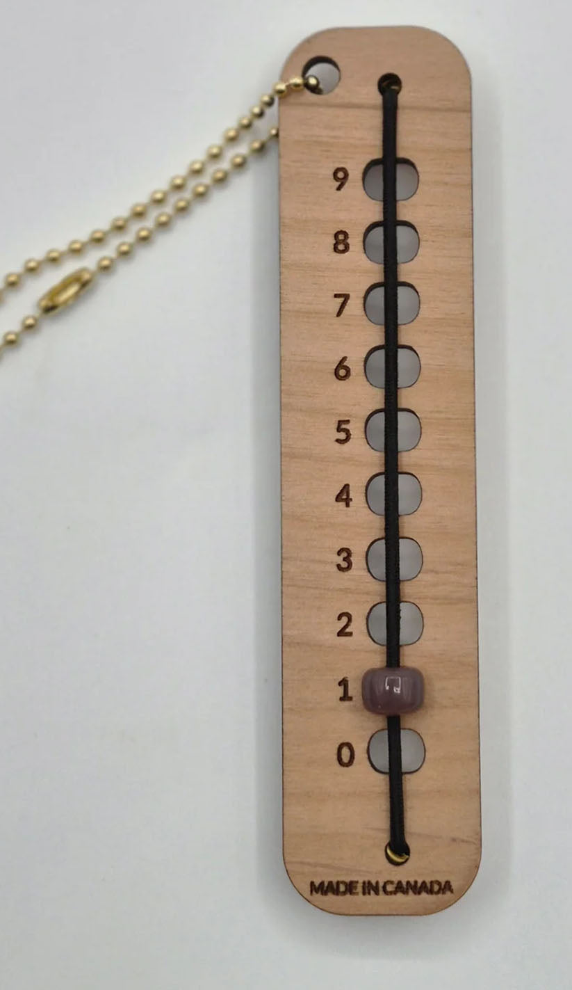 Cottonwood Creations Glass Bead Row Counter 0-9