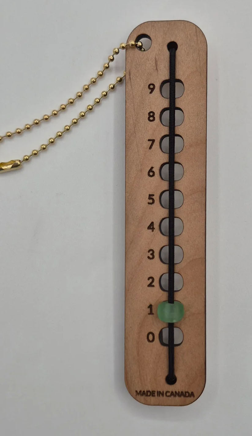 Cottonwood Creations Glass Bead Row Counter 0-9