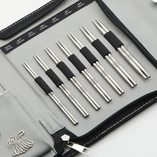 KnitPro Stelo Normal IC Needle Set Midi in Case 5"