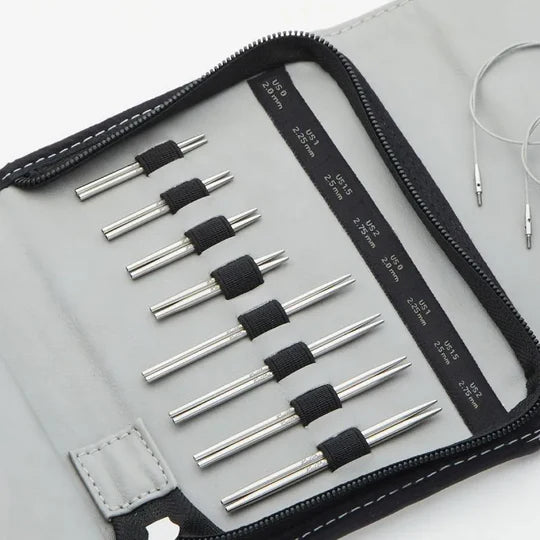 KnitPro Stelo Petite Midi IC Needle Sets in Case 10 cm (4") & 13 cm (5")