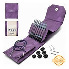 Lykke 5" IC Birchwood Knitting Needle Starter Set - Violet