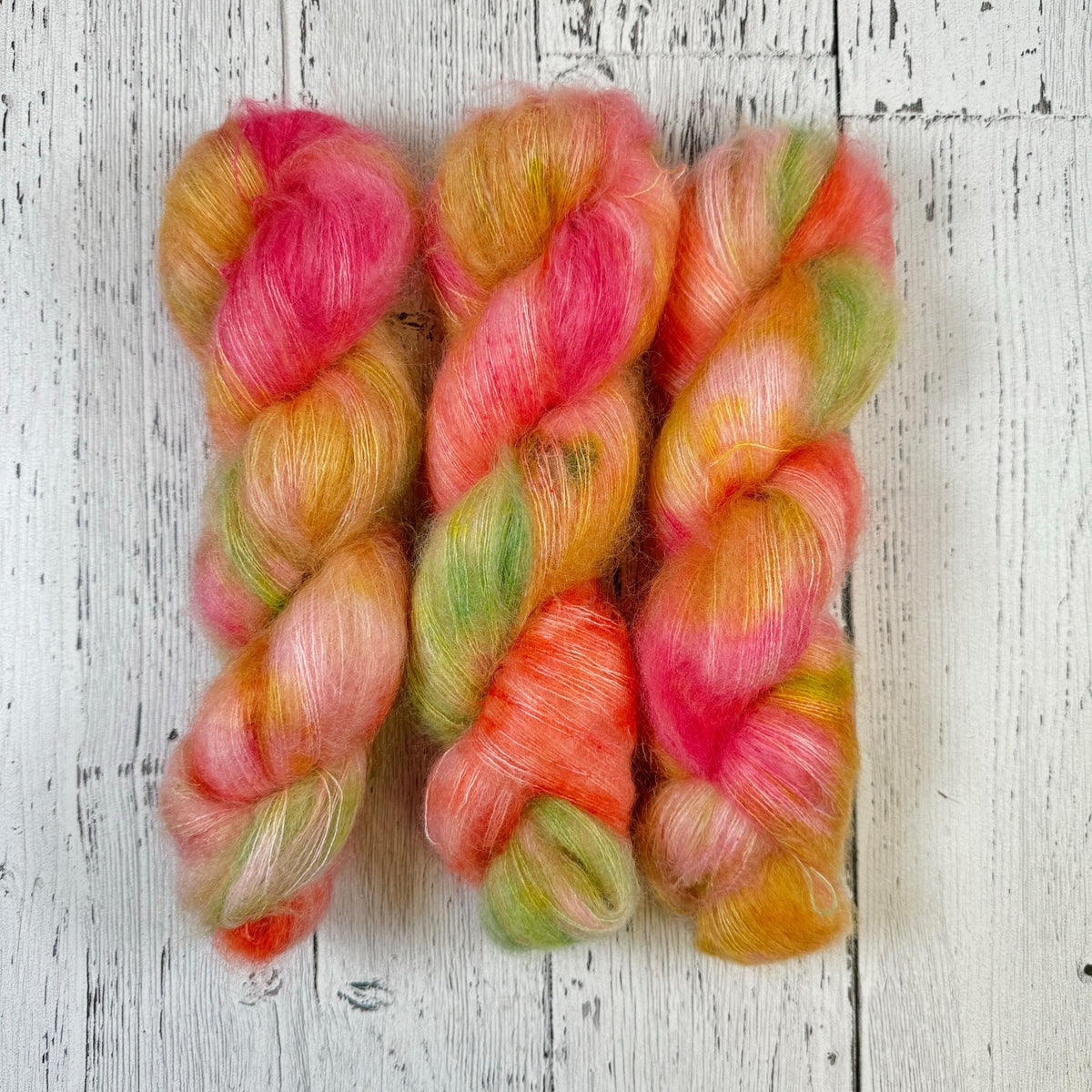 Garden Gnomes and Pink Flamingoes - Delicacy Lace - Dyed Stock