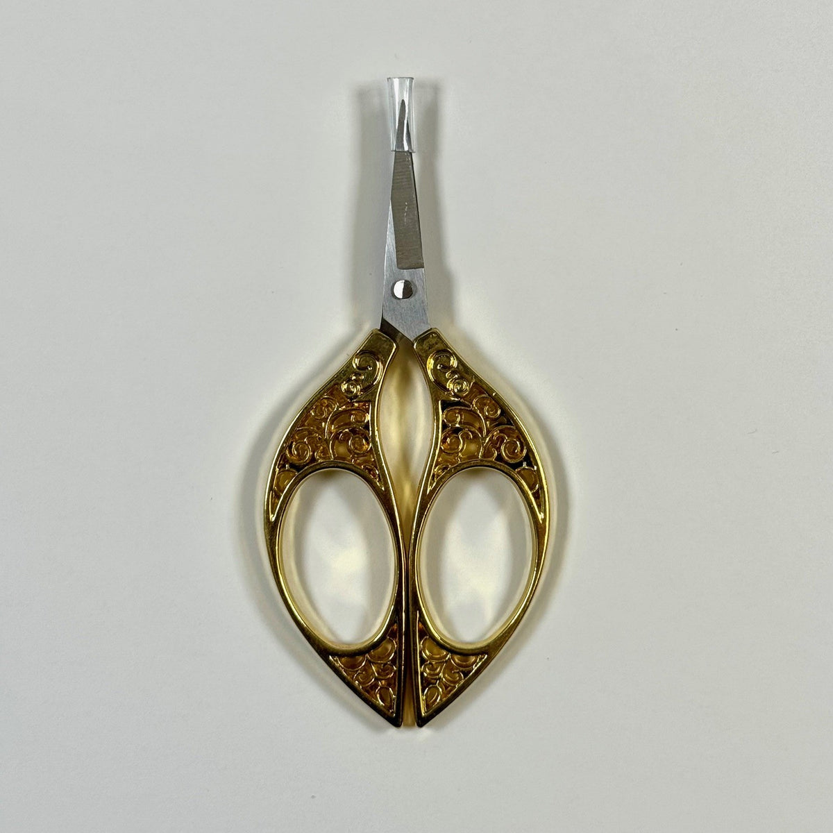 Vintage Gold Fine Embroidery Scissors 100mm (4")