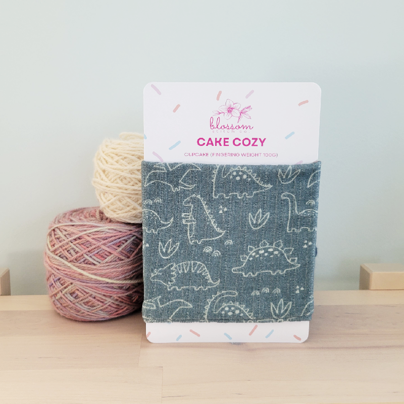Blossom Stitch Co. Yarn Cake Cozy - Cupcake (Fingering Weight 100g)