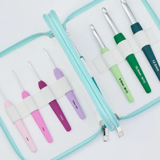 KnitPro Waves Grande Single Ended Crochet Hook Set / Waves 2.0