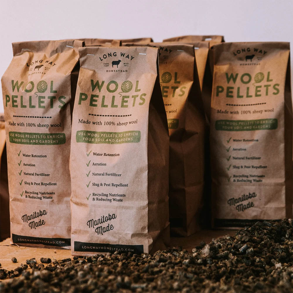 PREORDER - Long Way Homestead Canadian Wool Pellets