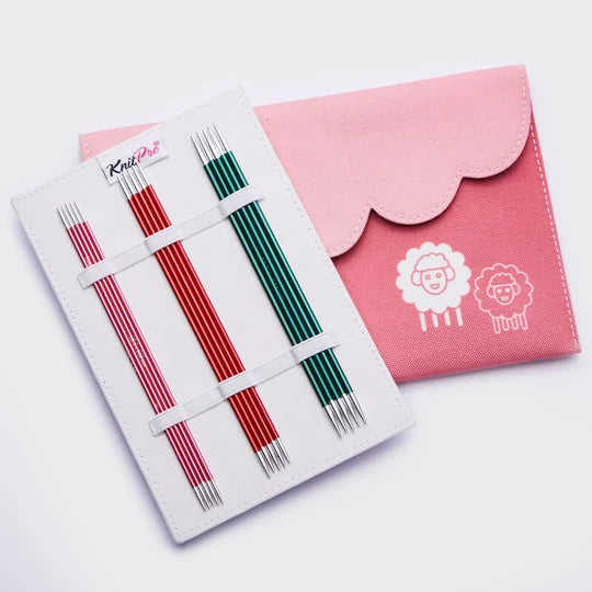 KnitPro Zing Starter Double Pointed Needle Set - 15 cm / 6"