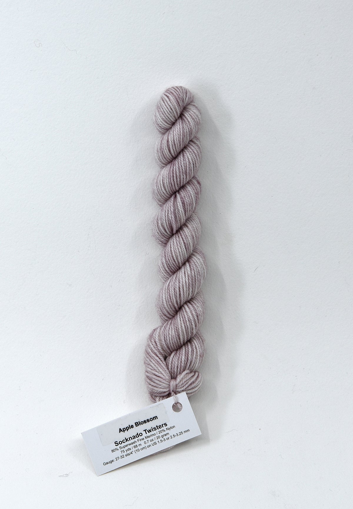 Apple Blossom - Socknado Mini Twister 20 Gram - Dyed Stock