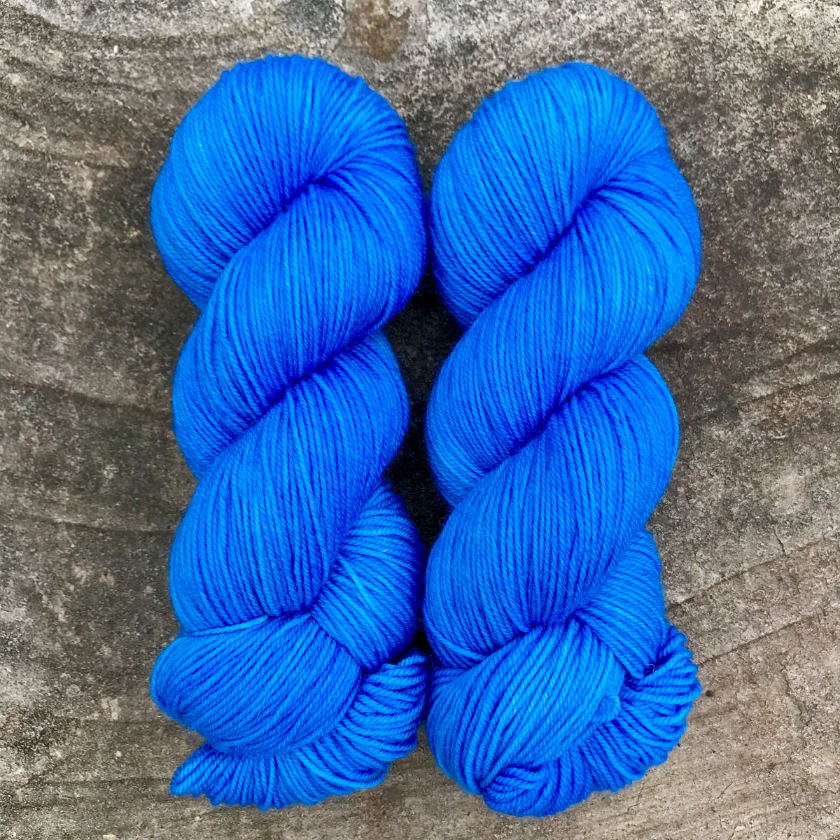 Blue Light Sabre - Socknado Fingering - Dyed Stock