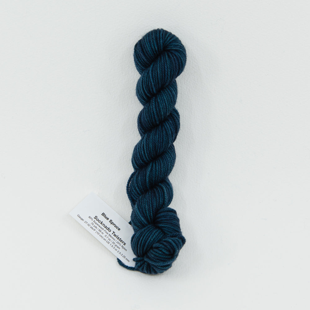 Blue Spruce - Socknado Mini Twister 20 Gram - Dyed Stock